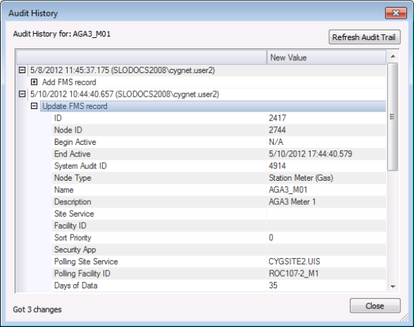 Audit History